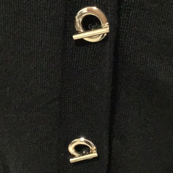 NWT Grace Elements Boyfriend Cardigan, Black, Size Medium - Picture 6 of 8